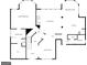 Detailed floor plan of the main level, showcasing the layout of the bedrooms and living areas at 204 Carmell Ct, Mcdonough, GA 30252
