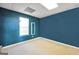 Empty room with desk and storage presents an opportunity for a home office or other use at 8870 Dornoch Cir, Winston, GA 30187
