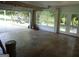 Bright, spacious garage with access to backyard through glass doors and ample parking space at 3025 Ebenezer Rd., Se Rd, Conyers, GA 30094