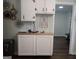 Butcher block countertop in kitchen with views to hallway at 3025 Ebenezer Rd., Se Rd, Conyers, GA 30094