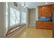 Bright breakfast nook with lots of natural light and built in bench seating at 100 Clydesdale Ct, Tyrone, GA 30290