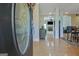 View from front door into foyer with hardwood floors at 100 Clydesdale Ct, Tyrone, GA 30290