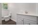 Bathroom featuring new toilet, sink and vanity at 125 Lafayette Dr, Fayetteville, GA 30214