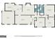 Detailed floor plan showcasing layout of living spaces, bedrooms, kitchen, and garage at 125 Lafayette Dr, Fayetteville, GA 30214