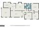 Detailed floor plan showcasing the layout of a house, including the dimensions of each room at 125 Lafayette Dr, Fayetteville, GA 30214