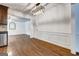 Elegant dining room area with modern lighting and decorative wall trim at 203 First Leaf, Peachtree City, GA 30269