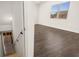 Bright staircase featuring hardwood floors, natural light and modern design at 636 Whitman Ln # 2035, Stockbridge, GA 30281