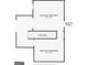 Floor plan showcasing the layout of the unfinished basement, with dimensions and stairs at 1000 Turner Church Rd, Mcdonough, GA 30252
