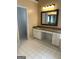 A bathroom vanity and adjacent toilet are featured at 3381 Walkers Ridge Rd, Dacula, GA 30019