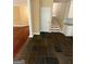 View of the kitchen with access to the stairs at 3381 Walkers Ridge Rd, Dacula, GA 30019