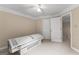 Bedroom featuring tanning bed, providing an in-home spa experience at 607 Lees Mill Rd, Fayetteville, GA 30214