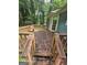 Wooden deck extending from the house, offering an outdoor living space at 115 Lakeview Dr, Stockbridge, GA 30281