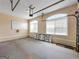 Spacious garage features built-in storage racks and natural light at 335 Canvasback Trl, Locust Grove, GA 30248