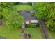 Aerial view of the home with lush greenery, mature trees, and a well-kept lawn at 109 Stockbridge Rd, Jonesboro, GA 30236