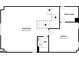 Upstairs floor plan featuring Gathering room, bath, and bedroom with walk-in closet access at 471 Lanier Ct, Hiram, GA 30141