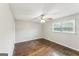 Bedroom featuring hardwood floors, recessed lighting, and a bright window at 195 Southmoor Cir, Stockbridge, GA 30281
