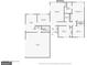 Functional floor plan featuring a kitchen, dining room, living room, garage, and multiple bathrooms and bedrooms at 2624 Windridge Dr, Acworth, GA 30102