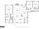 Detailed floor plan showcasing the layout of the home with labeled rooms and dimensions at 301 Bradford Ct, Auburn, GA 30011