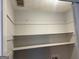 Laundry room with shelving showing washer hookups at 6884 Shangrila Way, Riverdale, GA 30296