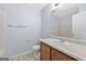 The bathroom includes a marble countertop, white sink, and white toilet at 695 Georgetown Ct, Jonesboro, GA 30236