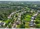 Beautiful aerial view of homes in a lush green residential neighborhood with mature trees at 1132 Hargrove Ct, Locust Grove, GA 30248