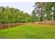Large, grassy backyard enclosed by a wooden fence, offering a private outdoor space at 1132 Hargrove Ct, Locust Grove, GA 30248