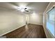 Spacious living room showcasing hardwood floors and neutral walls at 3158 Wisteria Way, East Point, GA 30344