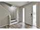 Welcoming entryway featuring modern flooring and a staircase leading to the upper level at 292 Twiggs Cor, Peachtree City, GA 30269