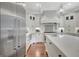 Kitchen showcasing stainless steel refrigerator and custom cabinetry at 265 Beverly Farms Dr, Sharpsburg, GA 30277