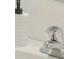 Close-up of bathroom sink with modern fixture and decorative soap dispenser at 5451 Baybrook Cir, South Fulton, GA 30349