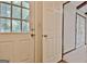 Entryway leading to the exterior and the home's living areas at 212 Garret Rdg, Peachtree City, GA 30269