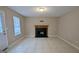 Bright living room with tile flooring and fireplace with mantel at 3679 Seabass Rd, Decatur, GA 30034