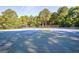 Community tennis courts surrounded by lush green trees, perfect for outdoor activity at 135 Edgewater Trl, Fayetteville, GA 30215