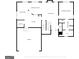 Detailed floor plan illustrating layout of a house, including rooms and dimensions at 105 Providence Ct, Carrollton, GA 30116