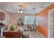 Bright kitchen showcasing a functional layout, wooden cabinets, and an island with seating at 3570 Keels Ln, Atlanta, GA 30349