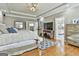 Comfortable main bedroom showcasing a spacious layout and an ensuite bathroom at 395 W Mcintosh Rd, Brooks, GA 30205