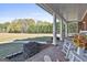 Expansive porch offers a serene outdoor space with picturesque views and classic architectural elements at 395 W Mcintosh Rd, Brooks, GA 30205