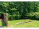 Fenced backyard with a sloped lawn and retaining wall, offering privacy and usable outdoor space at 3778 Berdon Ln, Decatur, GA 30034