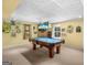 Basement entertainment area featuring a pool table and ample space for recreation at 230 Cobblestone Ln, Mcdonough, GA 30252