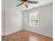 Bedroom with hardwood floors, a window, and a closet at 230 Cobblestone Ln, Mcdonough, GA 30252