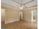 Open main bedroom with access to a walk-in closet and ensuite bathroom at 230 Cobblestone Ln, Mcdonough, GA 30252