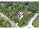 Aerial view of the property showcasing the home surrounded by lush trees and the surrounding neighborhood at 100 Riveredge Dr, Mcdonough, GA 30252