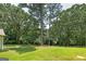 Expansive green backyard with mature trees offering shade and privacy for the property at 100 Riveredge Dr, Mcdonough, GA 30252