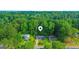 Scenic aerial view of a neighborhood nestled in lush greenery with well-maintained properties and mature trees at 1183 Iron Gate Blvd, Jonesboro, GA 30238