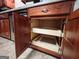 Kitchen storage with pull out shelving at 1183 Iron Gate Blvd, Jonesboro, GA 30238
