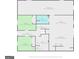 This floorplan shows the layout of the basement including a Gathering room, bedrooms, bathroom, utility room, and kitchen at 98 Maddox Dr, Mcdonough, GA 30252