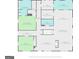 Layout of the home's first floor featuring kitchen, dining area, living room, laundry, bedrooms and bathrooms at 98 Maddox Dr, Mcdonough, GA 30252