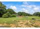 Wide open field with a partially obstructed view of a pool, utility building, cargo box and vehicle at 98 Maddox Dr, Mcdonough, GA 30252