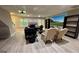 Entertainment room with fireplace, projector and movie screen at 150 Old Plantation Way, Fayetteville, GA 30214