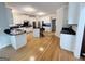 Gourmet kitchen boasts custom cabinets, stainless steel appliances, and granite countertops at 150 Old Plantation Way, Fayetteville, GA 30214